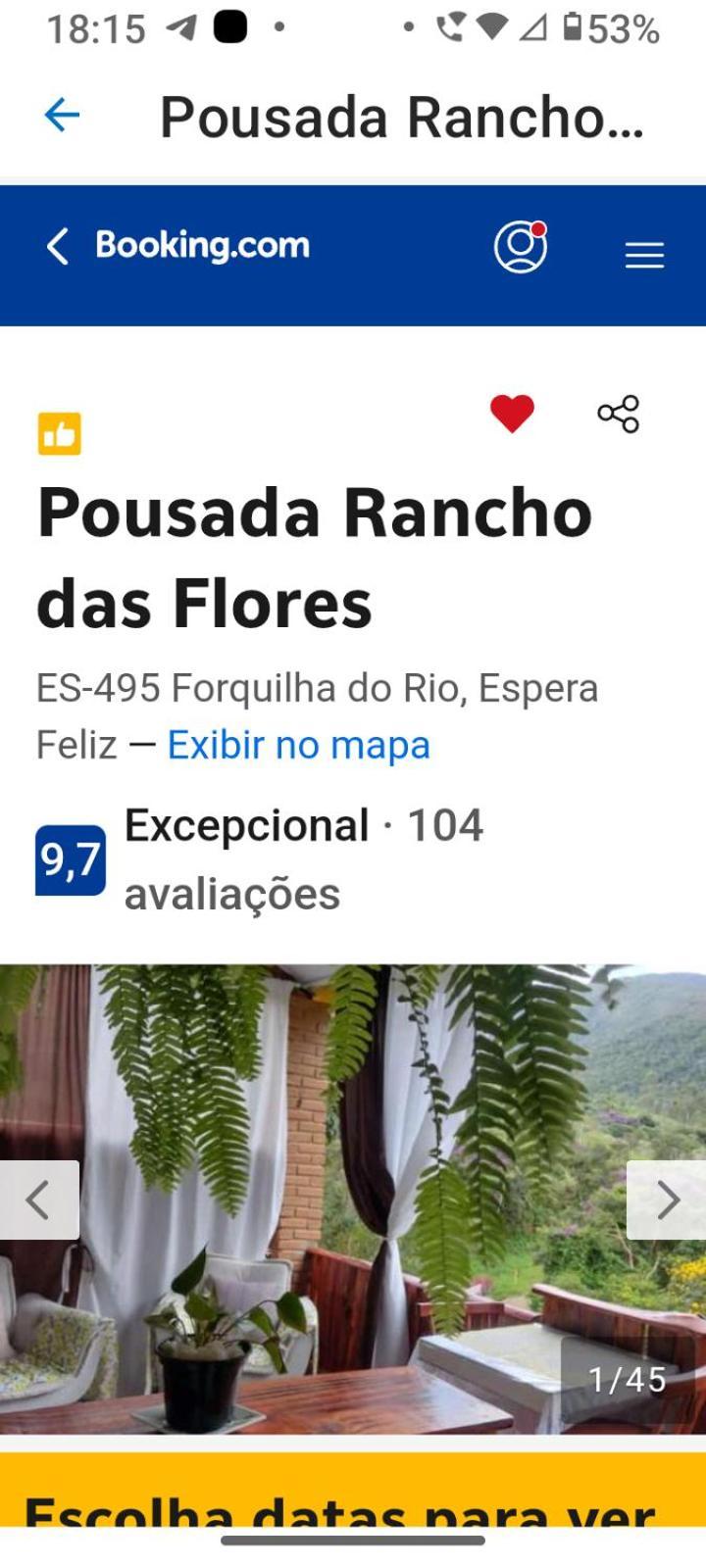 Pousada Rancho Das Flores Espera Feliz Bagian luar foto